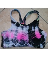 womens  sports bra size medium psychedelic pattern cotton spandex - €6,95 EUR