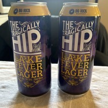 Lot of 2 The Tragically Hip EMPTY Beer Cans TTH Gord Downie - £20.85 GBP