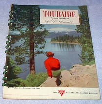 Vintage Conoco Oil Touraide Travel Maps Routing Attractions 1948 - £10.37 GBP