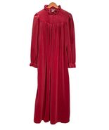 Gilligan O&#39;Malley Velour Robe Housecoat Rose Pink 12 14 Made In USA Ruff... - €22,95 EUR