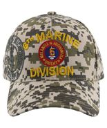 6th USMC Marines Division w/shadow seal on CAMO ball cap - $20.00