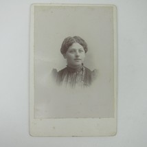 Cabinet Card Photograph Young Lady Portrait Townsends Covington Ohio Antique - £8.01 GBP