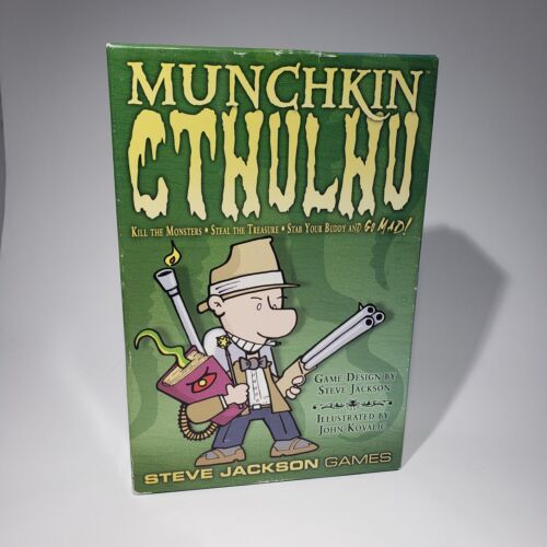 Primary image for Munchkin CTHULHU Card Game Steve Jackson Games Kill Monsters Steal Stab Go Mad!
