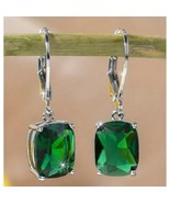 Zircon Drop Earrings Dangle Earrings Green (51) - £14.24 GBP
