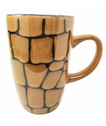 Glazed Stoneware Forest Snake Print Ceramic 16oz Mug Coffee Cup Home Kit... - $27.22 CAD