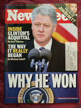 NEWSWEEK February 22 1999 Bill Clinton Impeachment Aquittal JonBenet David Duval - £6.84 GBP