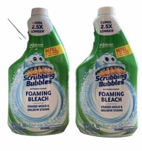 2X Scrubbing Bubbles Foaming Bleach Bathroom Cleaner Refill, Mold &amp; Stains 32oz - £31.93 GBP