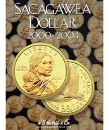 Sacagawea Dollar Coin Folder Album #1 2000-2004 P&amp;D by H.E. Harris - $9.99