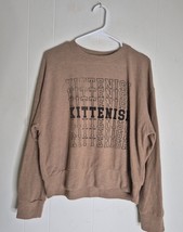 Kittenish Long Sleeve Lightweight Weight Pullover Sweater Women&#39;s Size M - $204.08 MXN