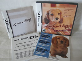 Nintendo DS Video Game- Nintendogs - Dachshund &amp; Friends / Case, Manual  - £3.94 GBP