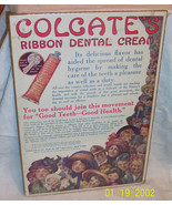 Colgate Ribbon Dental Cream vintage Advertisement 10 x 15 poster - £7.86 GBP