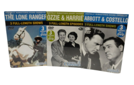 Classic TV Show DVD Bundle Abbot and Costello Lone Ranger Ozzie and Harriet - £6.74 GBP