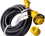 25ft 30A RV Boat Trailer Motorhome Camper Power Extension Cord 30Amp Cable - $59.32