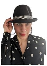 Krung Thai Ska Hat - Black Porkpie 2Tone Music Festival Oi! Rude Boy Trilby Medi - £18.51 GBP