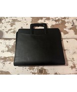 Vintage Black Faux Leather Portfolio - €12,15 EUR