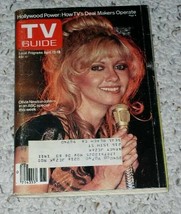 Olivia Newton John TV Guide Vintage 1980 - £23.48 GBP