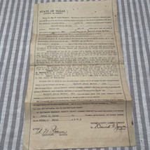 Trinity County Lumber Co Deed Of Sale 1917 signed David G Joyce - $45.15 CAD