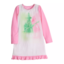 Wicked Dream Girls Nightgown Pajama Sleepwear Pink Witch Ariana Size 8 NWT NEW - £17.47 GBP