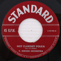 V. Gergek - Hot Clarinet Polka / Jolly Coppersmith - 1945 45rpml Record ... - $18.88