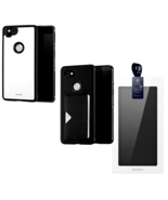 Dux Ducis Pocard Book Card Protective Case Google Pixel 2 White Black Lo... - $22.46