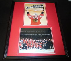 Jonathan Toews Framed 16x20 Photo Display Blackhawks Stanley Cup - £62.27 GBP