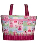 Fairy Princess Diaper Bag, Princess Theme Diaper Bag, Pink Princess Tote... - $93.00