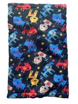 Doggy Bed Puppy Print Fleece Double Sided Homemade 23 x 34 in - $12.46