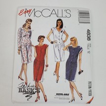 Vintage McCall&#39;s 4838 Sewing Pattern Misses Dress Size 12 - $11.30