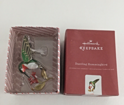 Hallmark Keepsake Christmas Ornament Dazzling Hummingbird Premium Metal New 2016 - £39.20 GBP