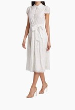 Size 4 Alice + Olivia  Vannessa Belted Midi Shirtdress Retails $595 - £195.61 GBP