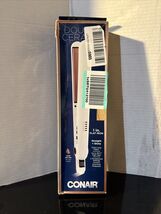 Conair Double Ceramic 1 inch Flat Iron, 5 Temps, Anti-Frizz Protection - $15.04