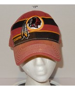 Reebok NFL Washington Fitted Hat Cap Size Small/Medium Red Yellow black - $272.47 MXN