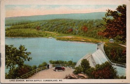 Lake Gordon Water Supply Cumberland MD Postcard PC520 - £3.73 GBP