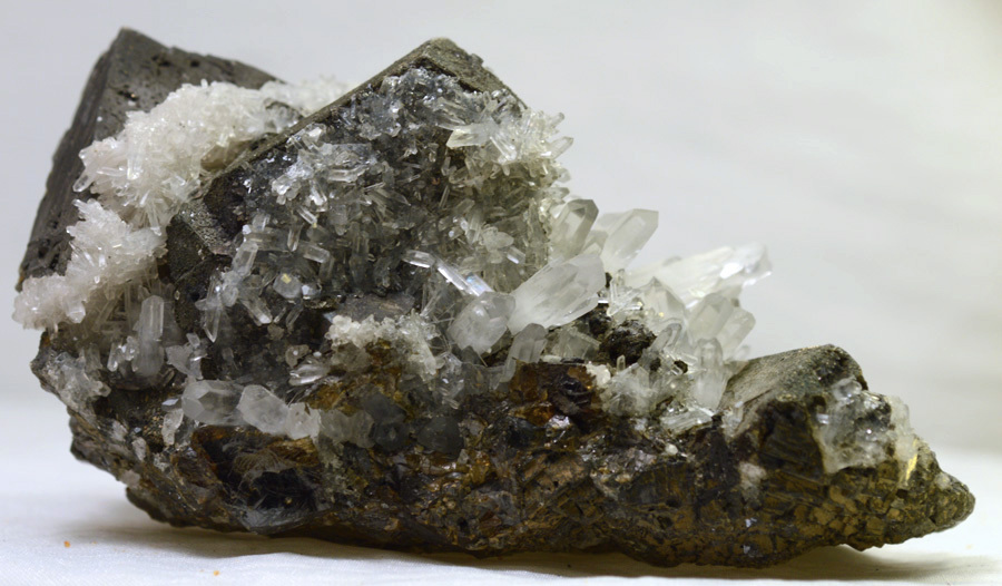 #1835 Sphalerite &amp; Quartz - Peru - $45.00