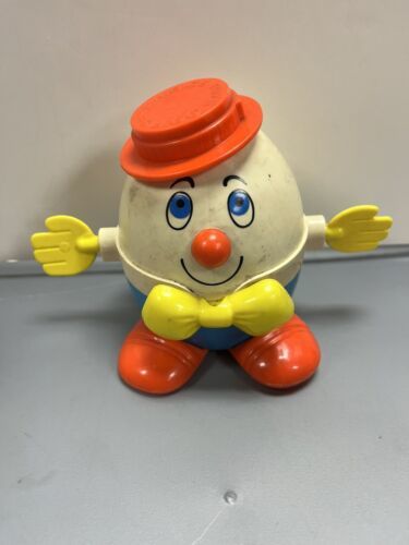 Fisher Price Humpty Dumpty Red Top Spinning Wheel on Bottom Item # 736 - $7.92