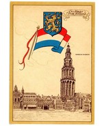 Postcard Greetings from Holland Groningen Erven Lucas Bols Distillers Am... - £3.95 GBP