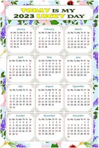2023 Magnetic Calendar - Calendar Magnets - Today is my Lucky Day - v016 - £8.69 GBP