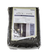 Allen Roth Blackout Yaman Grommet Top Panel Charcoal 50x95in 2443379 - $39.26 CAD
