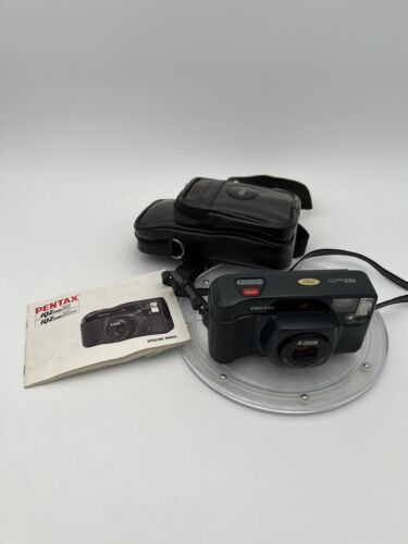 VTG 1980s Pentax IQZoom 60 38-60mm MACRO AF Zoom Point Shoot Film Camera Retro - $24.71