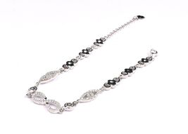 Bracelet artisanal en argent sterling 925, pierre précieuse zircon, huit... - $75.39+