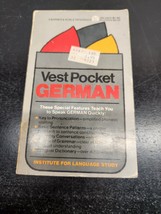 Vest Pocket German by Henry Regensteiner - 1958 - £9.42 GBP