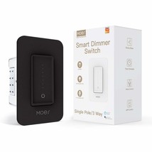 Moes Wifi Smart Light Dimmer Switch, Neutral Wire Required, No Hub, Pole Black - £35.37 GBP