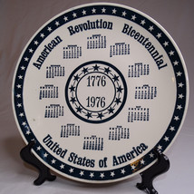 Vintage 1776/1976 American Revolution Bicentennial Plate USA Calendar Plate Rare - £7.81 GBP