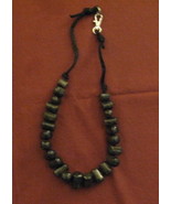Black Stained Necklace - $25.00