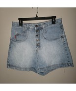 LEI Vintage Button Fly Jean Shorts Size Medium - £15.56 GBP
