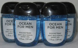 Bath &amp; Body Works PocketBac Hand Gel Lot Set of 5 OCEAN FOR MEN - £13.89 GBP