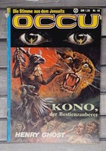 Occu 49 Kono, der Besteinzauberer German Horror Magazine Novel Henry Ghost VTG - £11.67 GBP