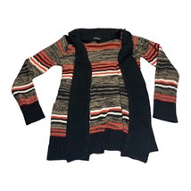 Love By Chesley Cardigan Sweater Women&#39;s Medium Multicolor Striped 100% ... - £22.49 GBP