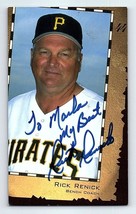 Pittsburgh Pirates Photo Card Autographed Rick Renick 1997 - £11.26 GBP