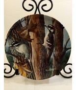 Vintage 1987 Knowles &quot;The Downy Woodpecker&quot; Collectible Plate by: Kevin ... - £9.29 GBP